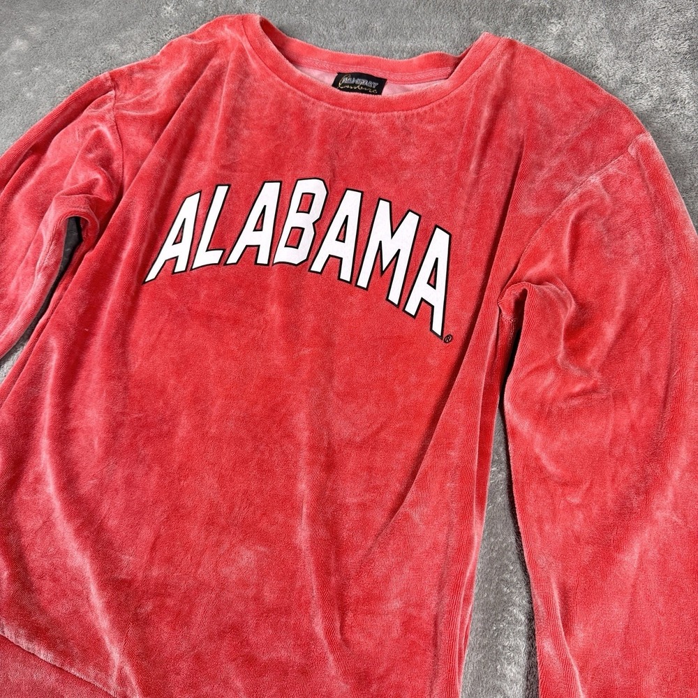 Gameday Couture‎ Alabama Crimson Tide Red Velour Sweatshirt Womens S